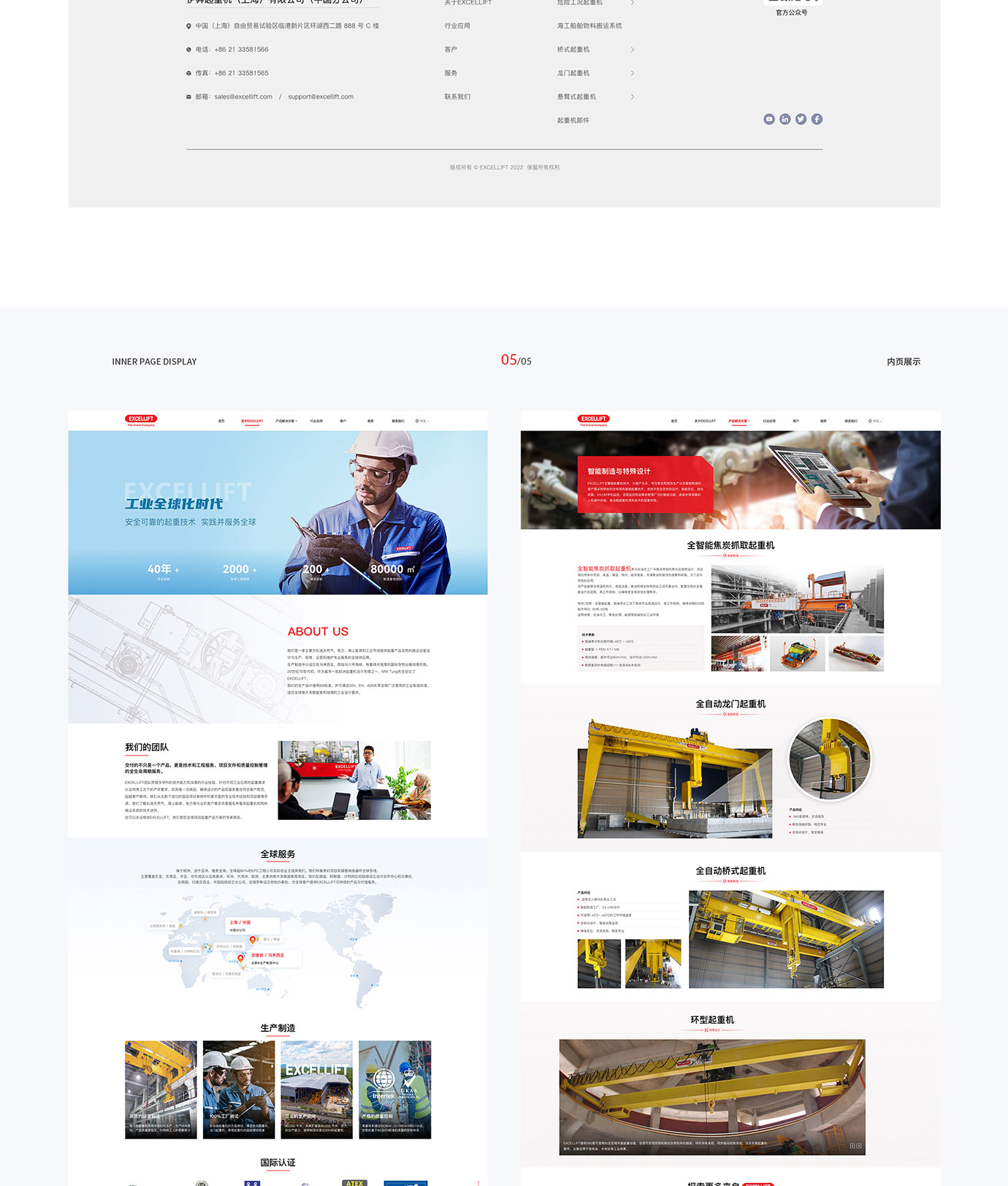 伊?xí)N起重機項目圖片